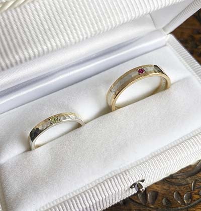 コンビとサンドの結婚指輪_f0155891_19513109.jpg