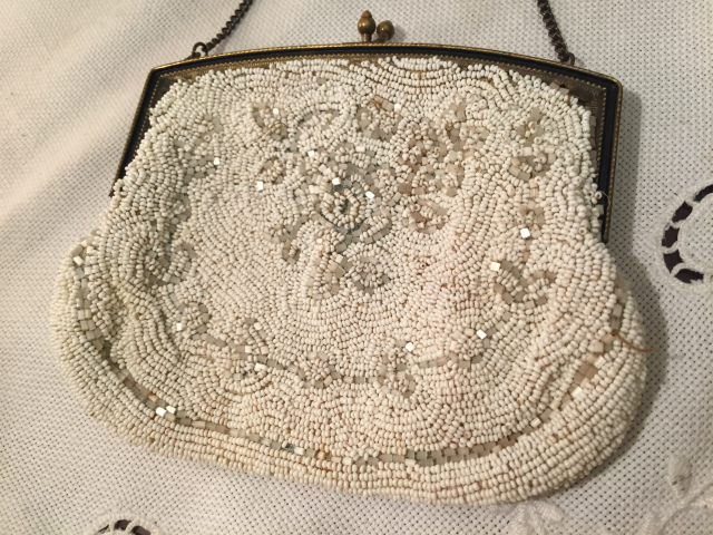 ビーズ刺繍のバッグ60 : スペイン・バルセロナ・アンティーク
