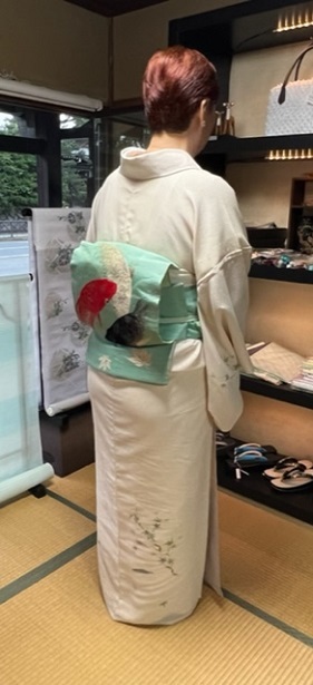 三年ぶりの京都・キティさん素敵な着物姿でご来店。_f0181251_17153171.jpg