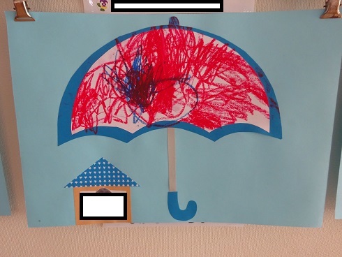 もも組 梅雨の制作の様子_c0212598_14292787.jpg