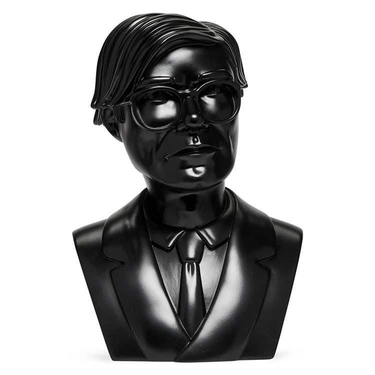 Andy Warhol 12\" The Bust Vinyl Art Sculpture - Black Edition_e0118156_11400505.jpg