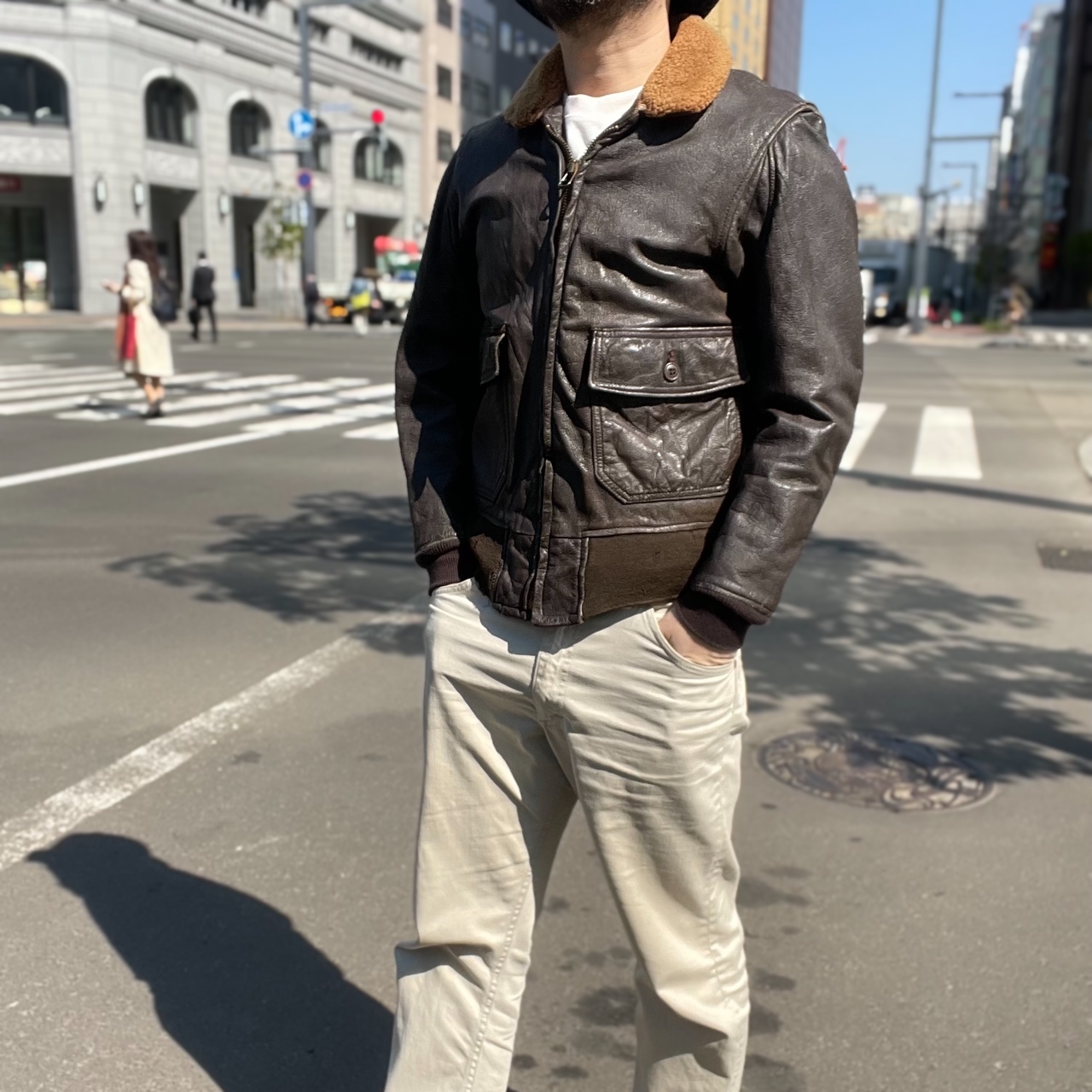 60s 米軍 G-1 フライトジャケット・70s-80s REI ウエストバッグ・美品