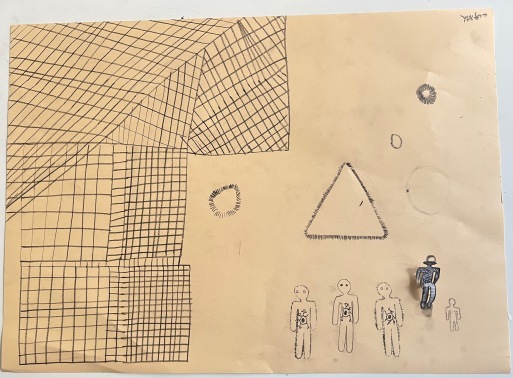 透明人間を探せ！ハッチング・ワーク〜一点透視図法_d0076558_14394492.jpeg