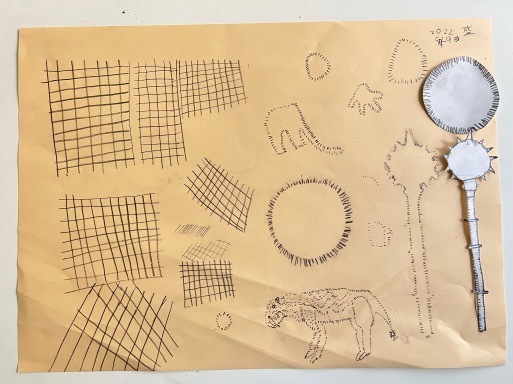 透明人間を探せ！ハッチング・ワーク〜一点透視図法_d0076558_14421754.jpeg