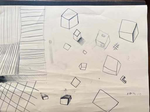 透明人間を探せ!ハッチング・ワーク〜一点透視図法_d0076558_15074991.jpeg