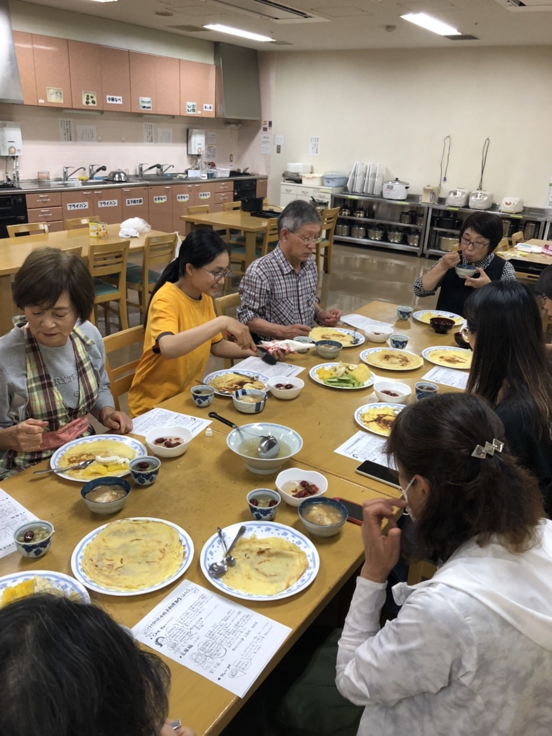 料理大会をおこないました! 水曜昼教室_e0175020_12313427.jpg