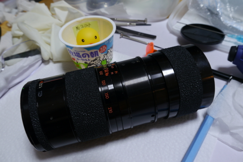 タムロンズームマクロ1:4.5 f:85~210mm + コムラ テルモア95Ⅱ