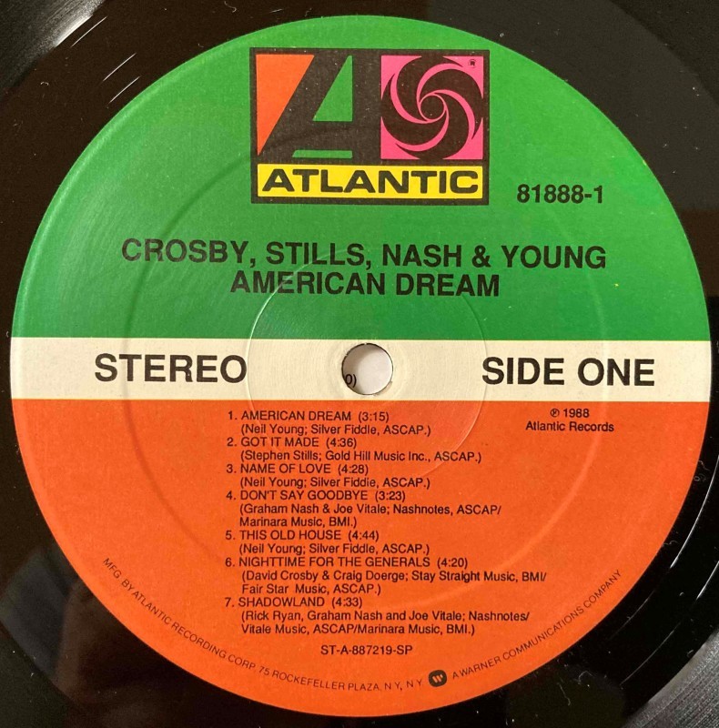 Crosby, Stills, Nash & Young その5　　　American Dream_d0335744_07111402.jpg