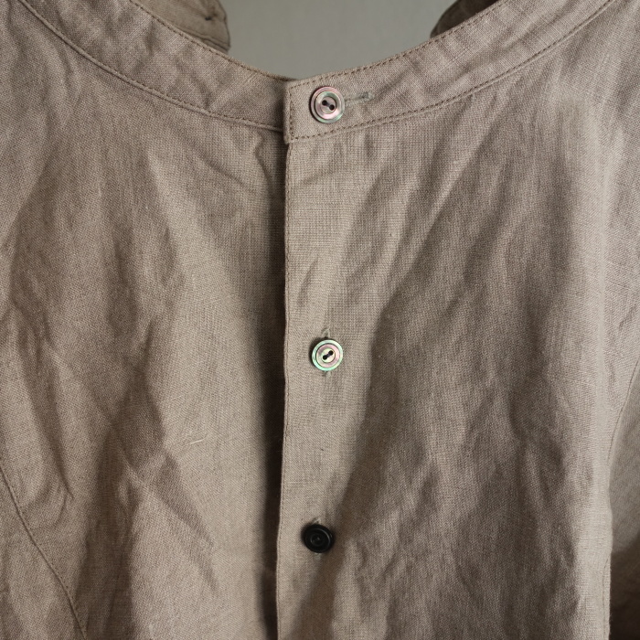 経年変化 / antiqued irishlinen shirt_e0130546_15181011.jpg
