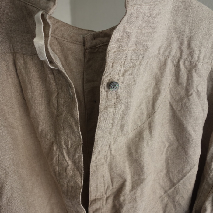 経年変化 / antiqued irishlinen shirt_e0130546_15191720.jpg