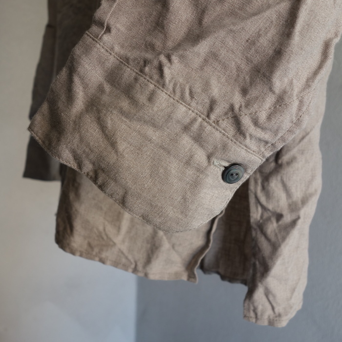 経年変化 / antiqued irishlinen shirt_e0130546_15192582.jpg