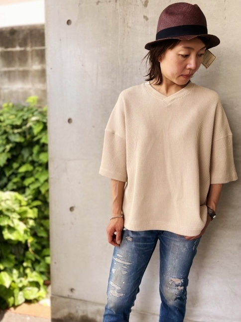 Sanca 当店別注モデル★ V-NECK THORMAL S/S TEE_d0152280_21251140.jpeg