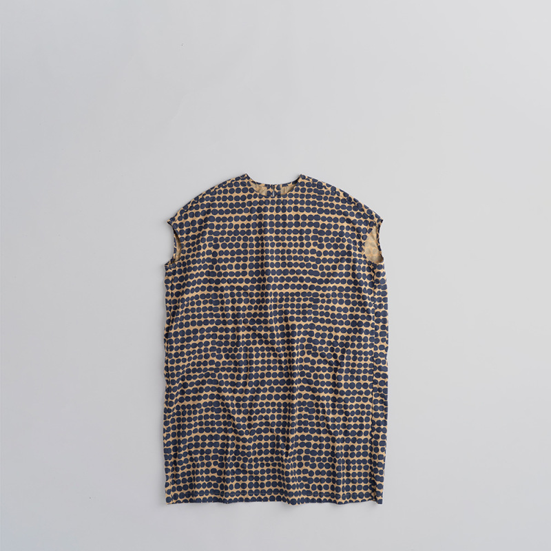 prit Typewriter Downproof Ring Print Sleeveless Big Dress_d0120442_11004133.jpg