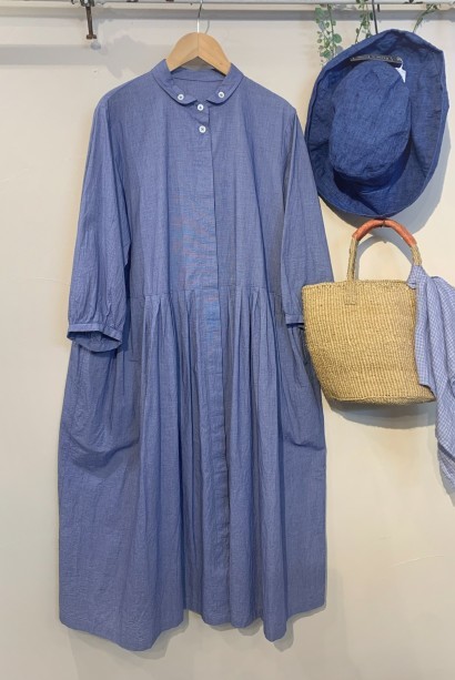 PICK UP コットンハウスアヤ コットンストライプワンピース