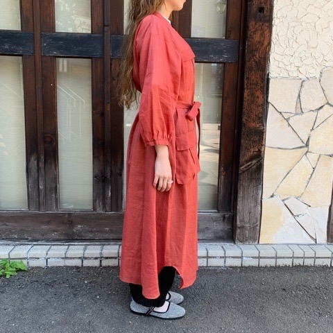 l'atelier du savon』 スタンドカラー サファリワンピース&ブラウス