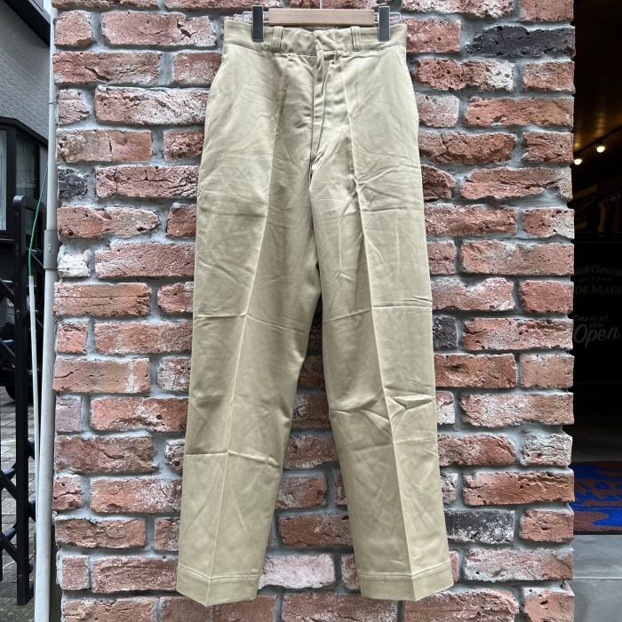 100％本物保証！100％本物保証！70s US Military Twill Pants Size W30