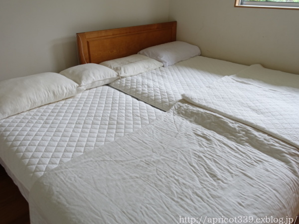 睡眠時の暑さ対策にも パシーマの敷パットシーツ_c0293787_16053444.jpg