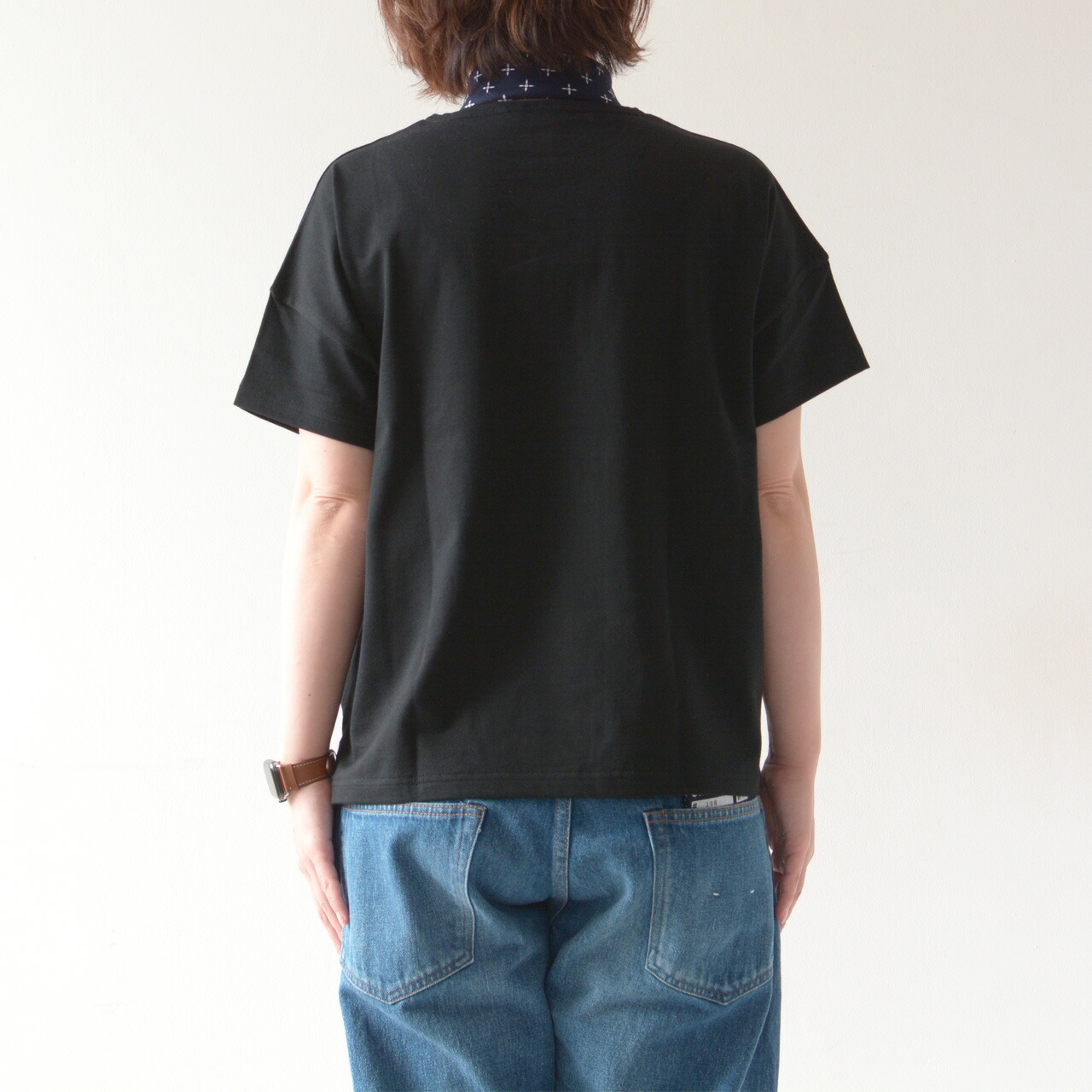 ORCIVAL [オーチバル・オーシバル] 40/2 JERSEY BOAT NECK S/S WIDE TEE SOLID [RC-9255]_f0051306_05330601.jpg