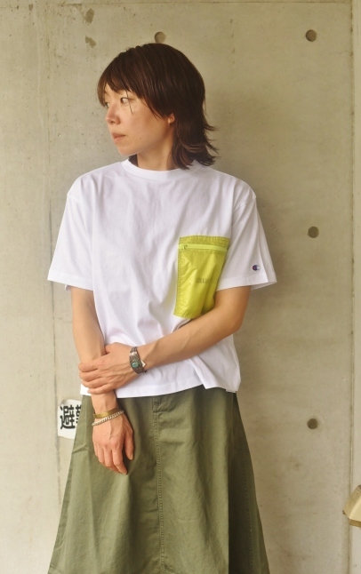 Champion BOX型:切り替えTEE レディース_d0152280_18415695.jpg