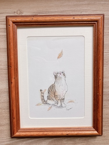 ねこくすフリマ9・猫の絵原画3点_f0054677_08540342.jpg