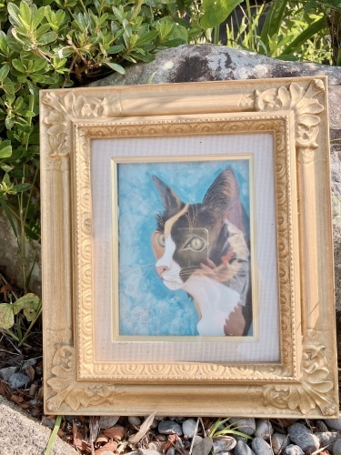 ねこくすフリマ9・猫の絵原画3点_f0054677_08555243.jpg