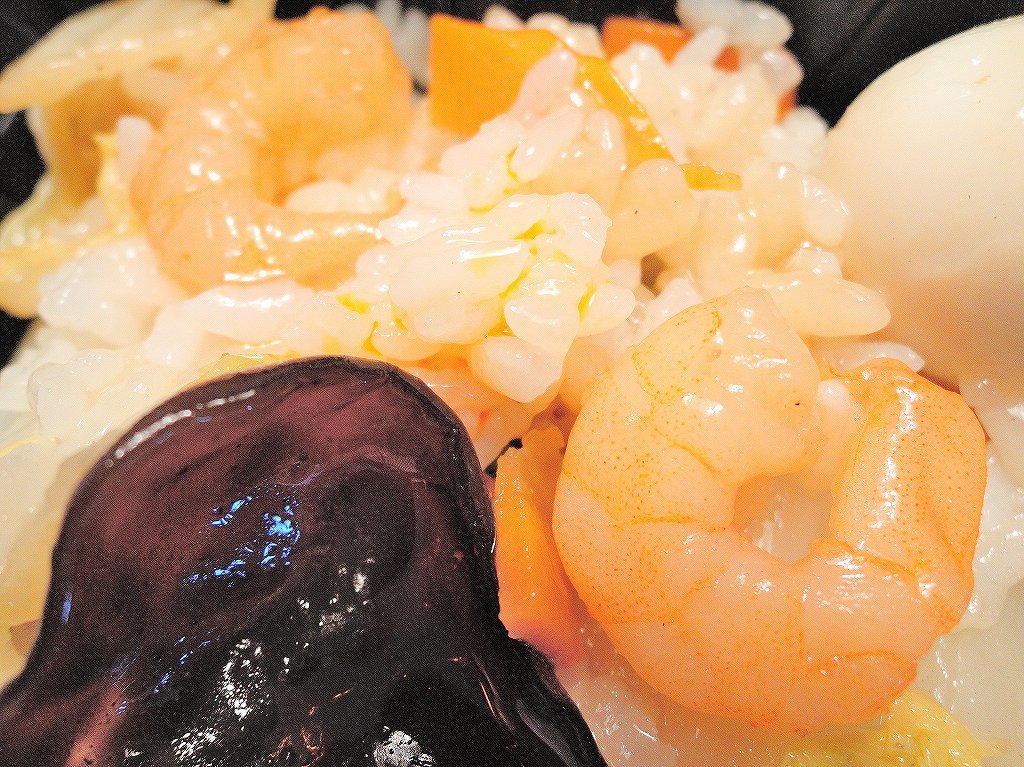 オーケーストアのお弁当(海鮮中華丼)@自宅_b0418600_16084495.jpg