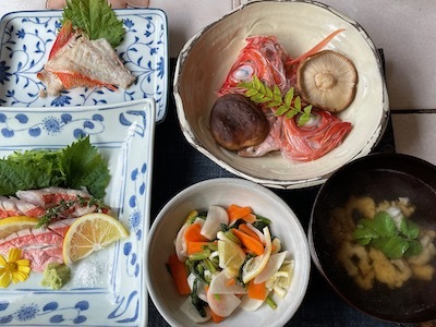 魚のお取り寄せ_2022年6月 ♪金目鯛のお刺身・骨蒸・鱧のお吸い物♪_e0351091_03243418.jpeg