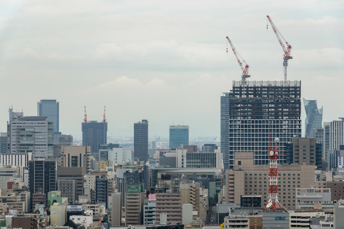 中日ビルとNAGOYA the TOWER進捗_a0177616_11594979.jpg