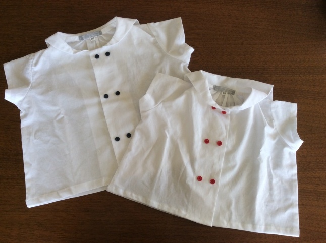 孫服つくり 半袖セーラーカラーシャツ_d0348118_10590075.jpeg