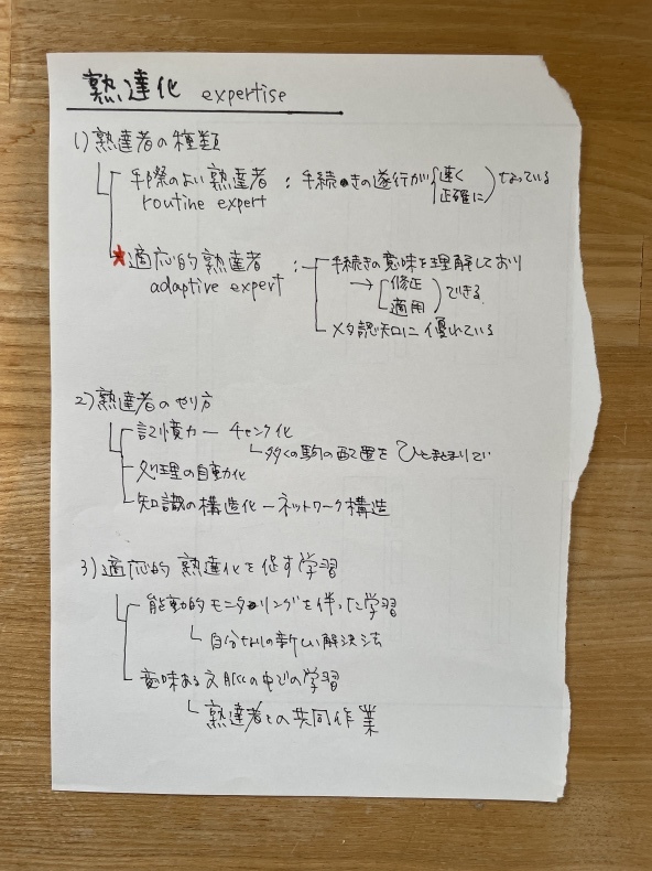 熟達化 記憶 10 Sakamichi 熟達化 記憶 10 Sakamichi