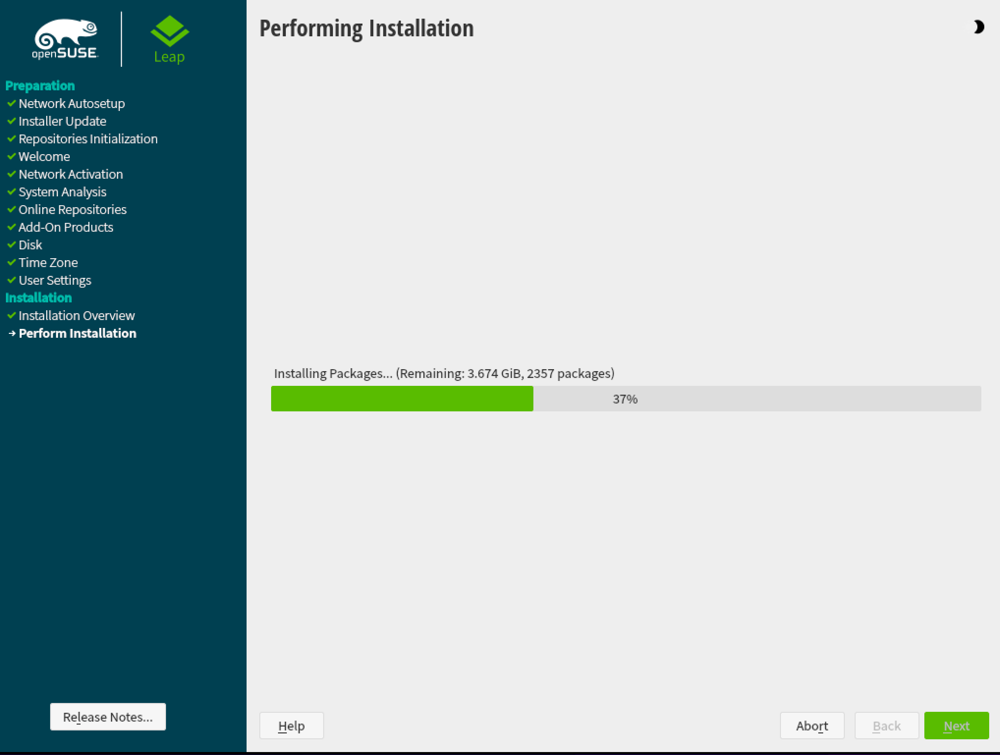 openSUSE Leap 15.4 インストールとファーストインプレッション_a0056607_14392824.png