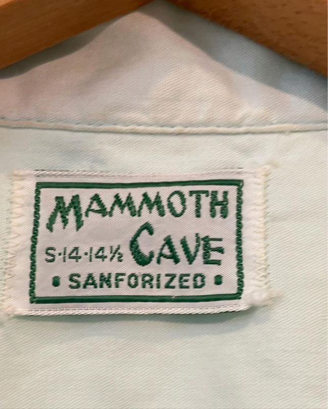 6月28日(火)入荷！Mammmothcave sanforized open collar shirts!_c0144020_09105155.jpg