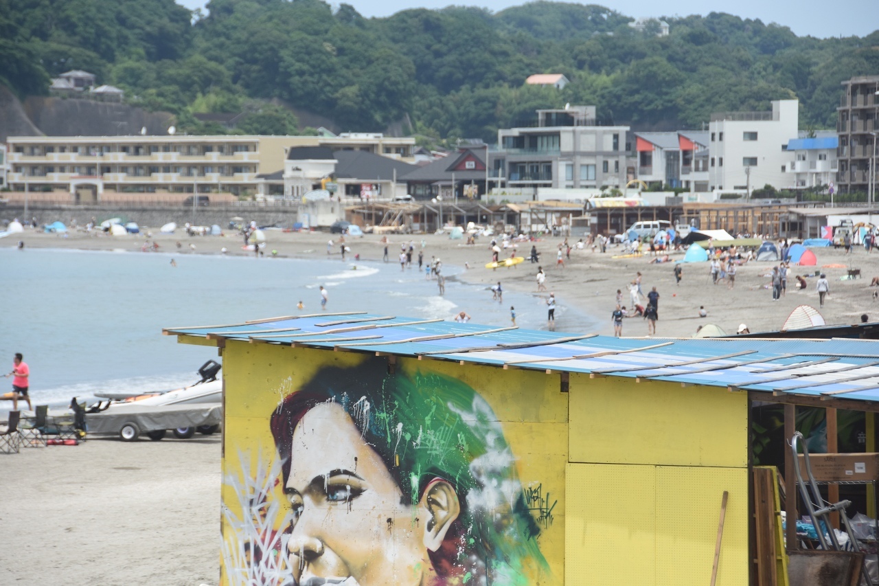 逗子海岸 海開き前の休日_d0065116_20483084.jpg