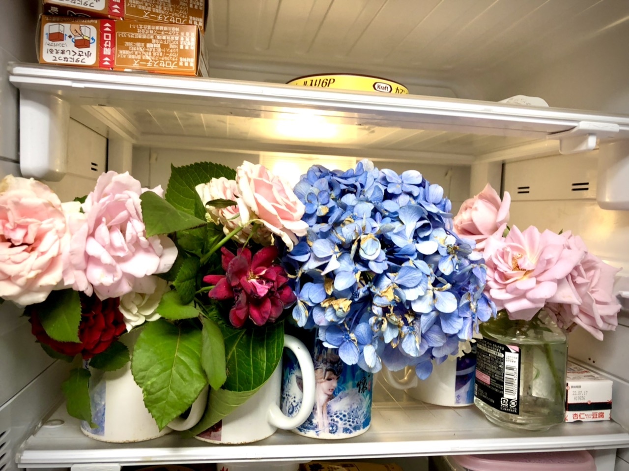 人魚楼日記　夏の恒例、冷蔵庫が薔薇だらけ_e0016517_18570193.jpeg
