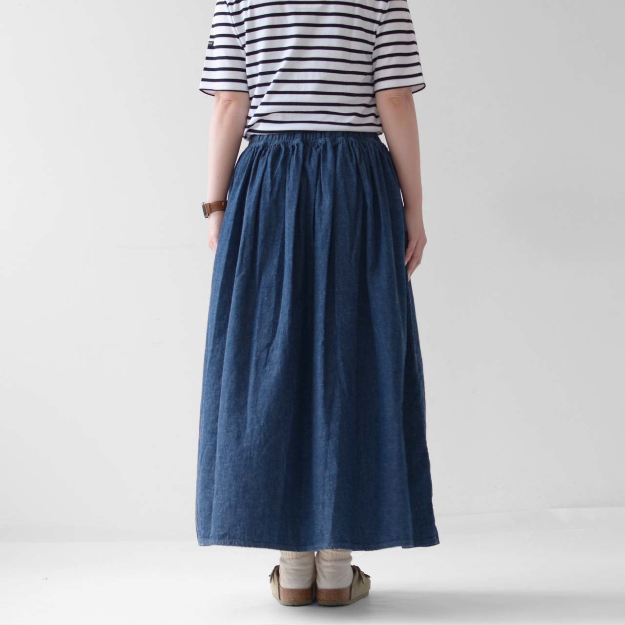 orslow [オアスロウ] DENIM GATHER LONG SKIRT [デニムギャザーロングスカート] [00-4003-81]_f0051306_05343118.jpg