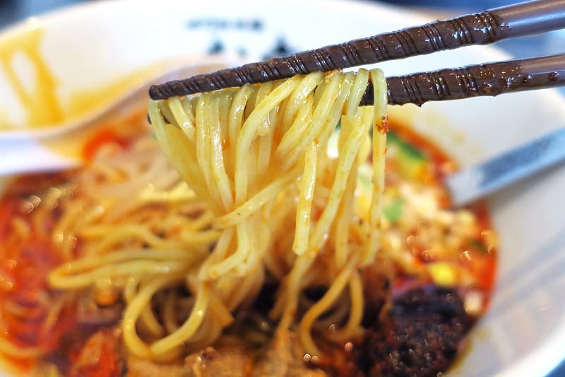 四川担担麺 虎嘯 松江店@松江市・東朝日町 ★★(つめたい酸辣湯麺)_f0080612_13510335.jpg