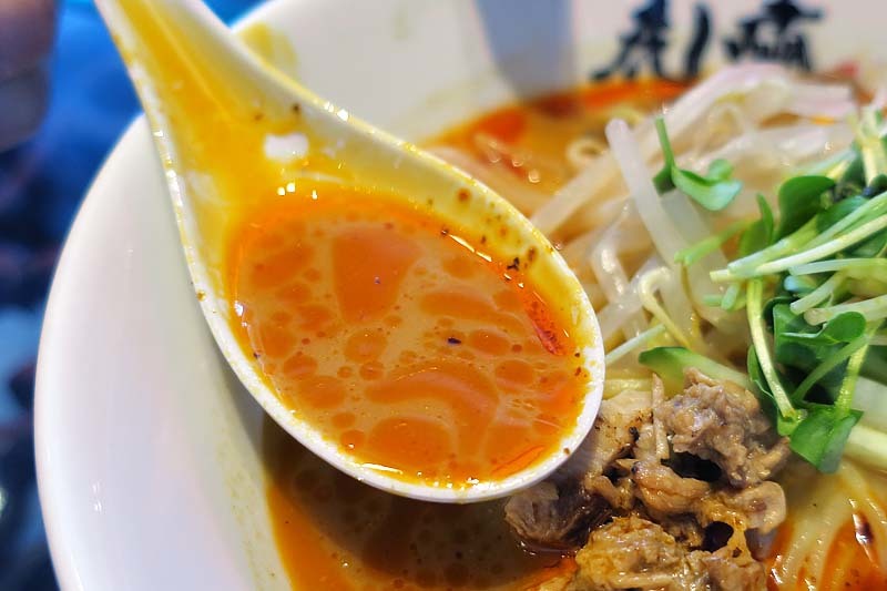 四川担担麺 虎嘯 松江店@松江市・東朝日町 ★★(つめたい担担麺)_f0080612_13511751.jpg