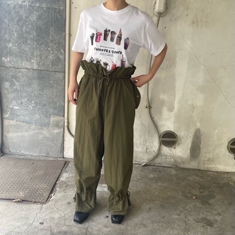 IamI 】Nylon dyed taffetaギャザーフリルパンツ : l'atelier du savon