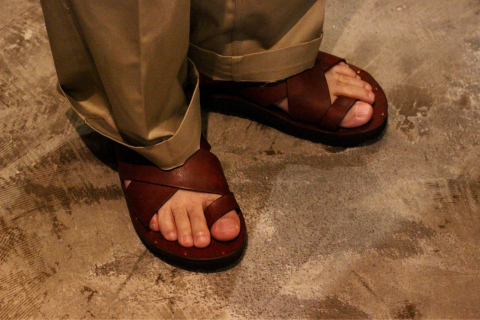 「VASCO」 ヨーロッパのヴィンテージサンダルをモダナイズ \"LEATHER NELSON SANDAL\" (VS-102L) ご紹介_f0191324_07294594.jpg