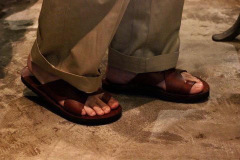 「VASCO」 ヨーロッパのヴィンテージサンダルをモダナイズ \"LEATHER NELSON SANDAL\" (VS-102L) ご紹介_f0191324_07294703.jpg