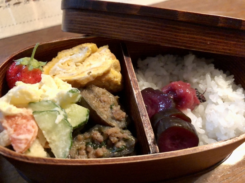 毎日のお弁当 曲げわっぱ_a0129492_18403625.jpeg
