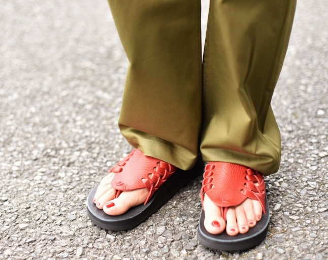 別注:BAKER PANTS STYLE 其の② サージュ × サザンカ_d0152280_21452408.jpg