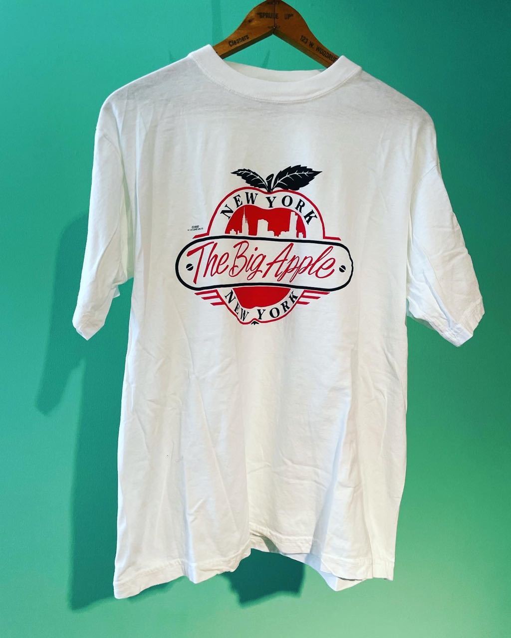 80s The Big Apple Tシャツ Big Apple Tshirt. New York City by Worn Free. NY Tee.