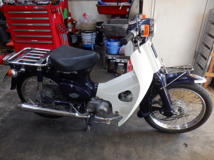 スーパーカブ90 メンテナンス モーターヘッド サイクルショップ