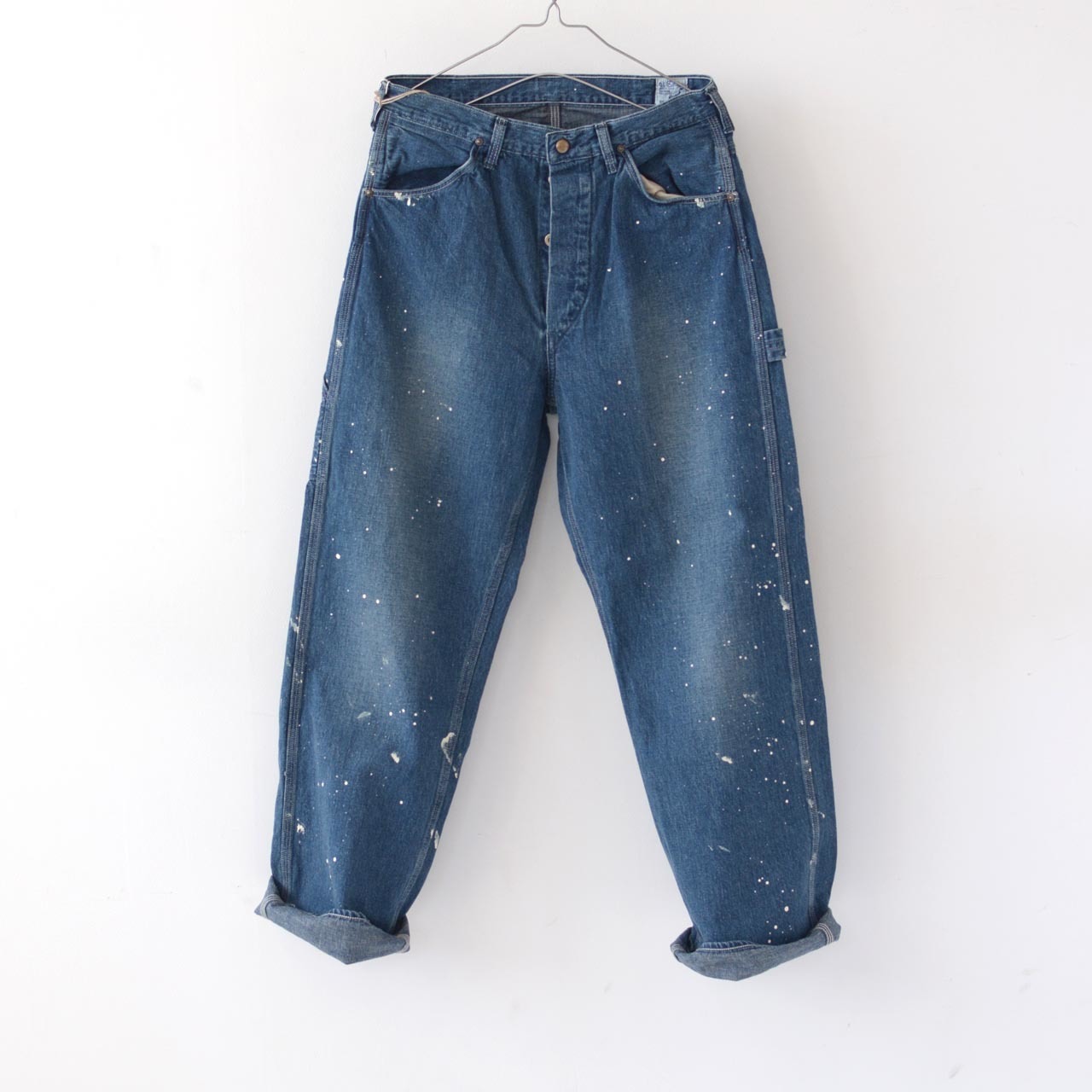 パンツ ORSLOW / denim painter pants OrSlow | Denim Painter Pants - Used Wash | Men | Blue Button