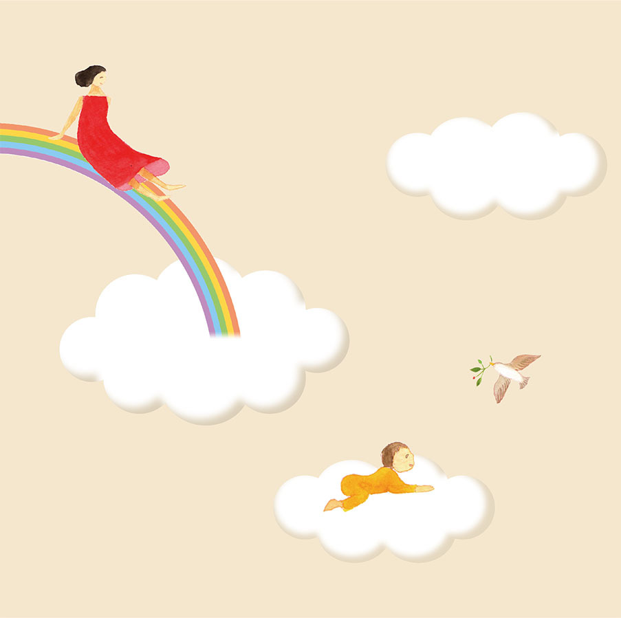 雲の上で遊ぶ イラスト Yukaiの暮らしを愉しむヒント