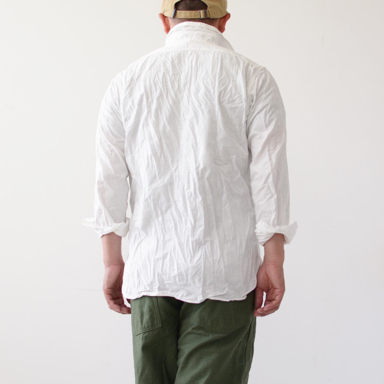 orslow [オアスロウ] CHAMBRAY SHIRTS WHITE [01-8070-69]_f0051306_05412569.jpg
