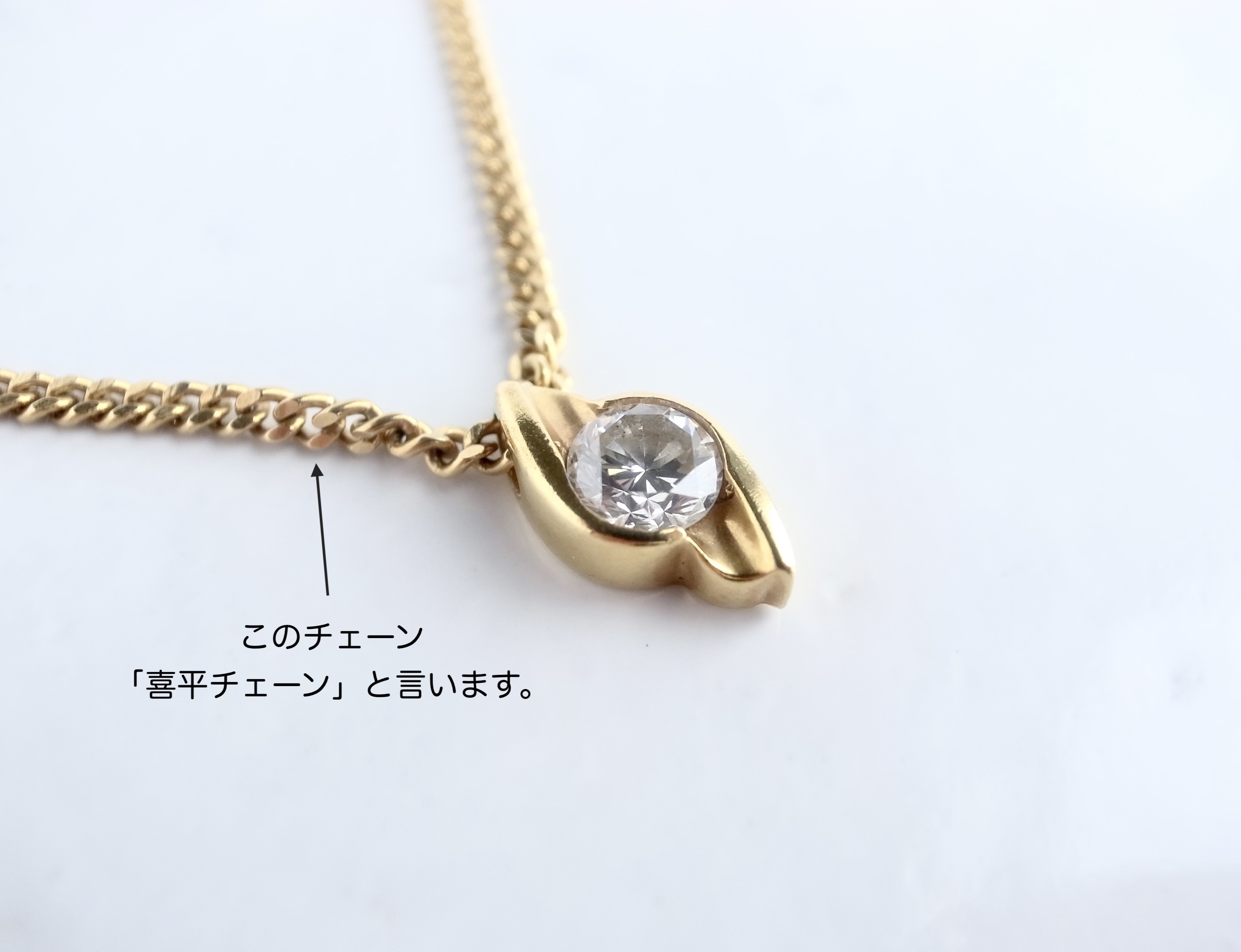 リメイク:ダイヤのネックレスを新たなネックレスへ_c0243355_12025657.jpg