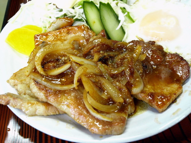 やよい食堂 その4(生姜焼き定食)_d0153062_08084815.jpg