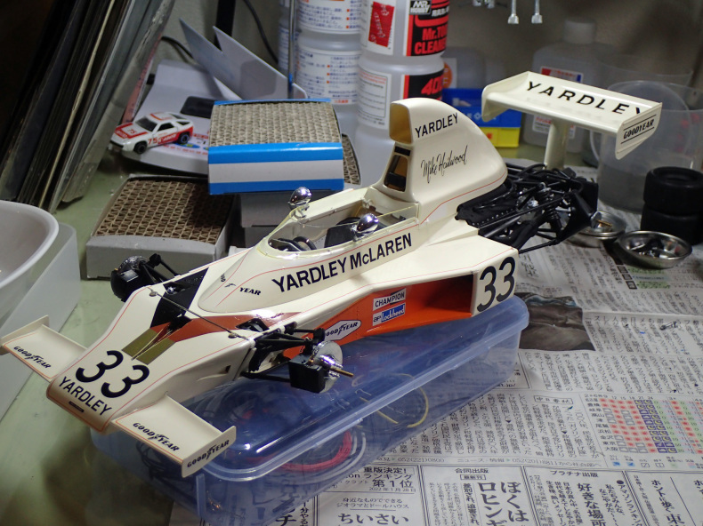 プラモ製作記 10 ヤードレーマクラーレン M23 1/12 タミヤ